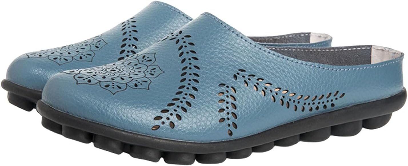 Повседневные сандалии-тапочки с вырезами для женщин, удобные дышащие мюли, летние балетки, комфортные лоферы на плоской подошве, кожаные слипоны-лоферы Generic, синий
Повседневные сандалии-тапочки с вырезами для женщин, удобные дышащие мюли, летние балетки, комфортные лоферы на плоской подошве, кожаные слипоны-лоферы Generic, синий