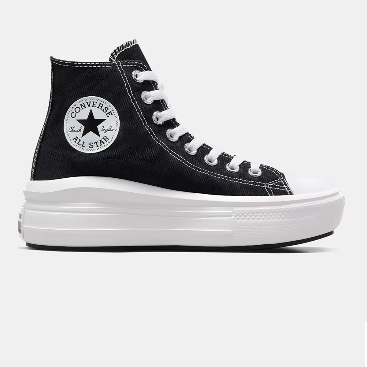 Женская повседневная обувь Chuck Taylor Move Carry Over High Converse, чёрный 
Женская повседневная обувь Chuck Taylor Move Carry Over High Converse, чёрный