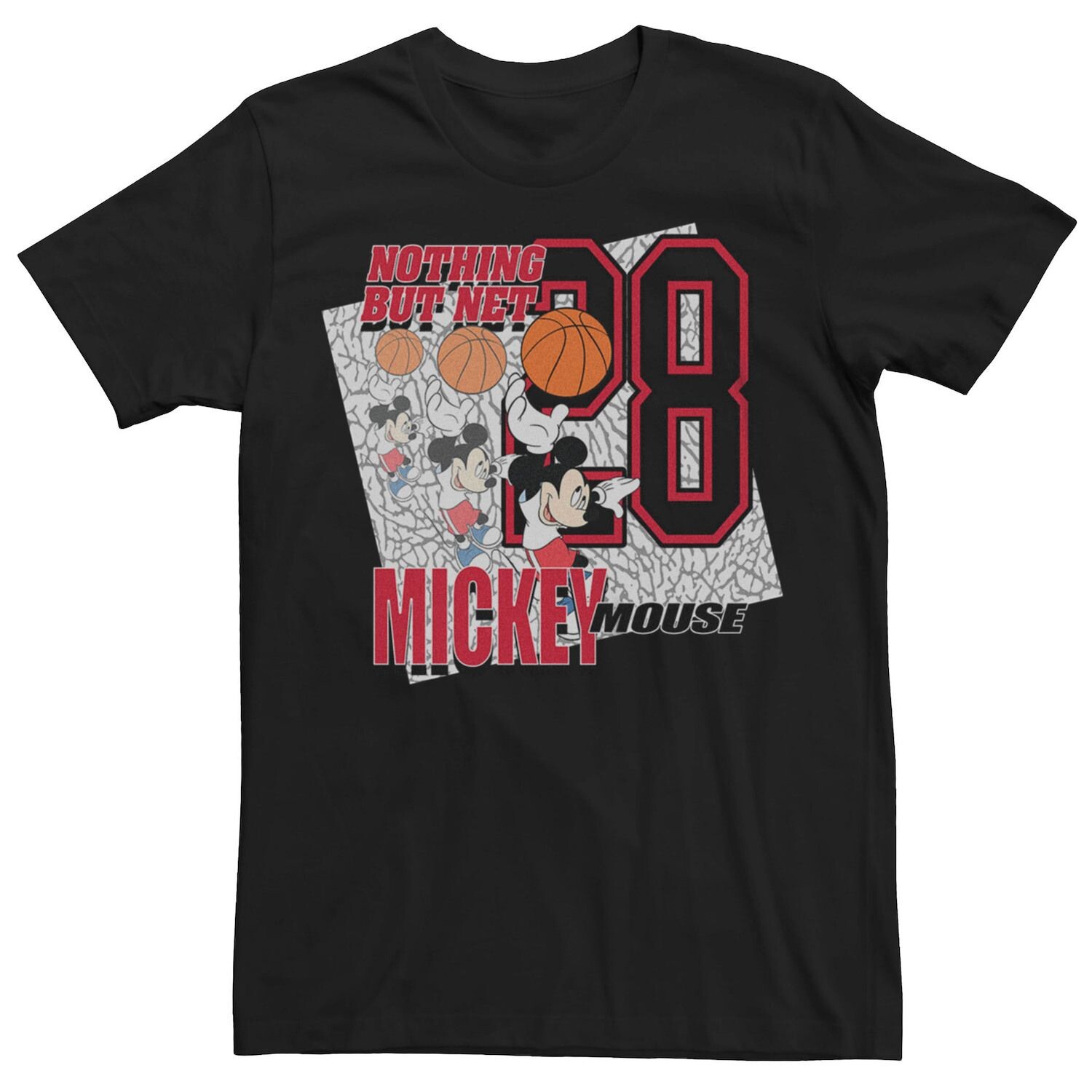 Мужская футболка с изображением баскетболиста Микки Мауса Disney's Licensed Character
Мужская футболка с изображением баскетболиста Микки Мауса Disney's Licensed Character