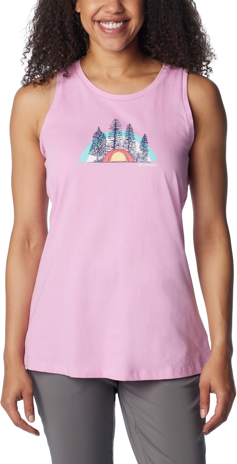 Columbia Womens Bluff Mesa Топ-Кэми, Cosmos Heather/Happier Outdoors
Columbia Womens Bluff Mesa Топ-Кэми, Cosmos Heather/Happier Outdoors
