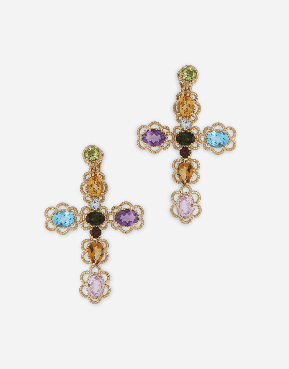 DOLCE & GABBANA Серьги Rainbow из желтого золота 18 карат с разноцветными драгоценными камнями
DOLCE & GABBANA Серьги Rainbow из желтого золота 18 карат с разноцветными драгоценными камнями