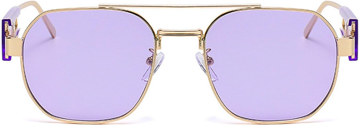 Ретро-солнцезащитные очки-пилот для женщин и мужчин, модные квадратные солнцезащитные очки с двойным дужком, трендовые очки с защитой от УФ-излучения UV400 mincl, Purple
Ретро-солнцезащитные очки-пилот для женщин и мужчин, модные квадратные солнцезащитные очки с двойным дужком, трендовые очки с защитой от УФ-излучения UV400 mincl, Purple