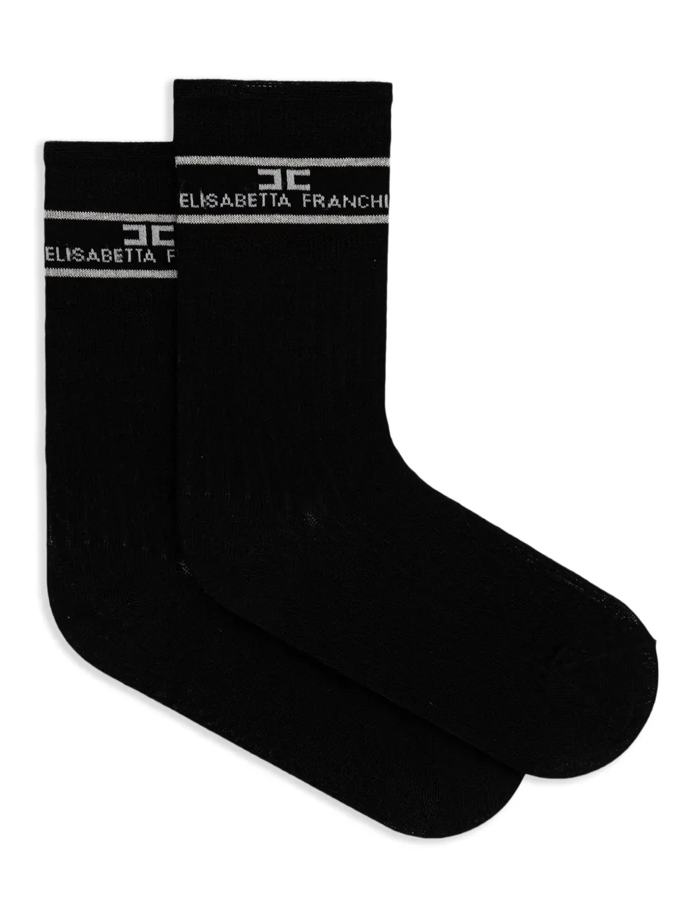 Носки с логотипом Elisabetta Franchi, черный
Носки с логотипом Elisabetta Franchi, черный