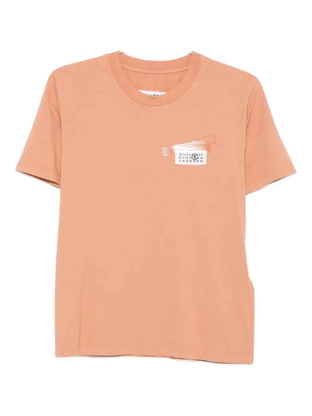 Футболка с лентами MM6 Maison Margiela, оранжевый
Футболка с лентами MM6 Maison Margiela, оранжевый