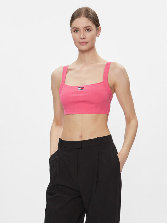 Топ приталенного кроя Tommy Jeans, розовый
Топ приталенного кроя Tommy Jeans, розовый