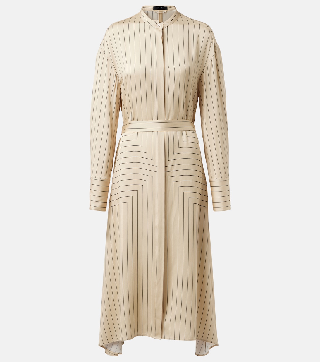 Платье-рубашка Orlana из смесового шелка Joseph, Affogato/Black 
Платье-рубашка Orlana из смесового шелка Joseph, Affogato/Black