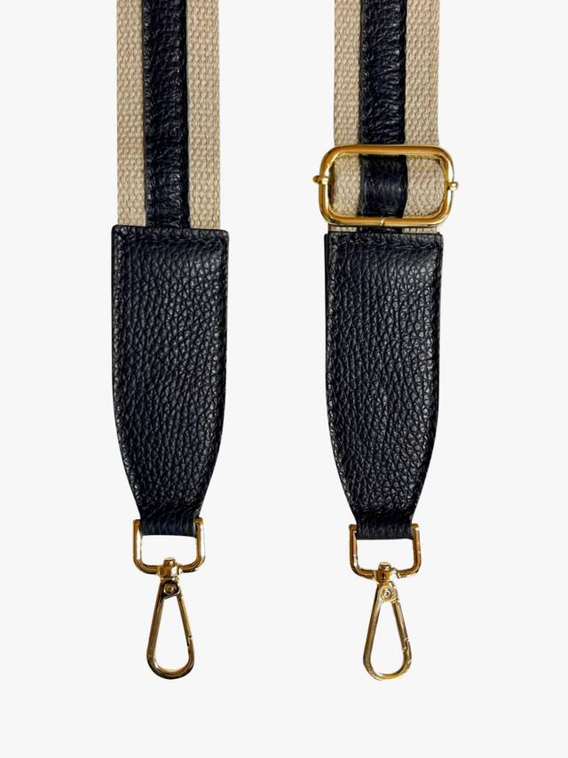 Ремешок для сумки из кожи и канваса Apatchy London, Black
Ремешок для сумки из кожи и канваса Apatchy London, Black