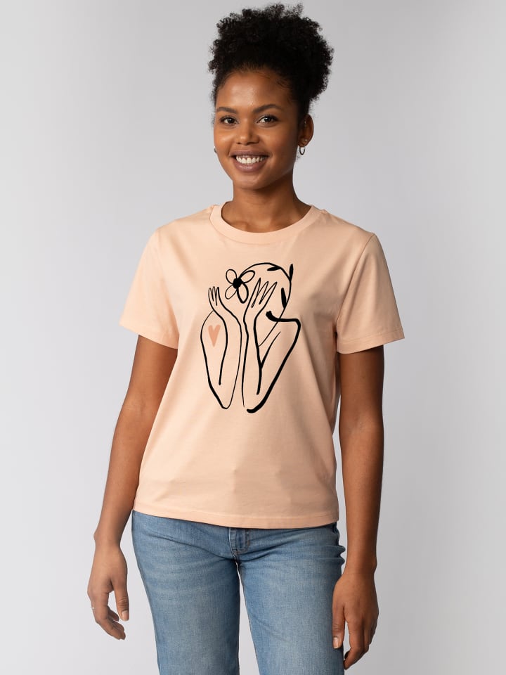 Футболка wat Apparel T-Shirt Self love, цвет Fraiche Peche 
Футболка wat Apparel T-Shirt Self love, цвет Fraiche Peche