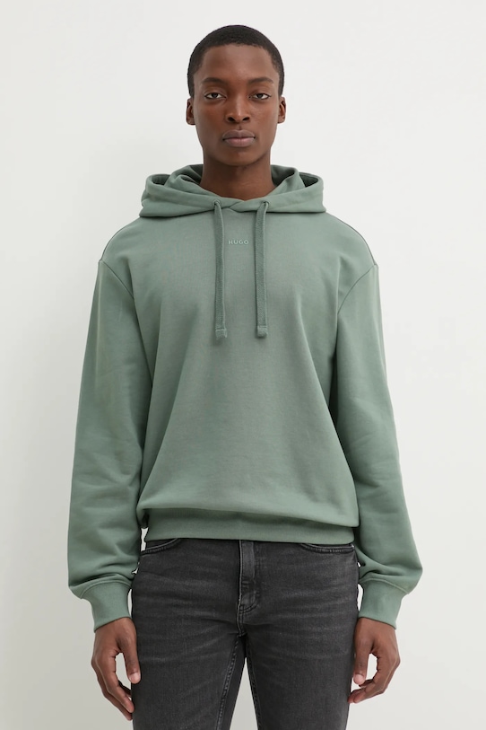 Хлопковая толстовка Hugo, зеленый
Хлопковая толстовка Hugo, зеленый