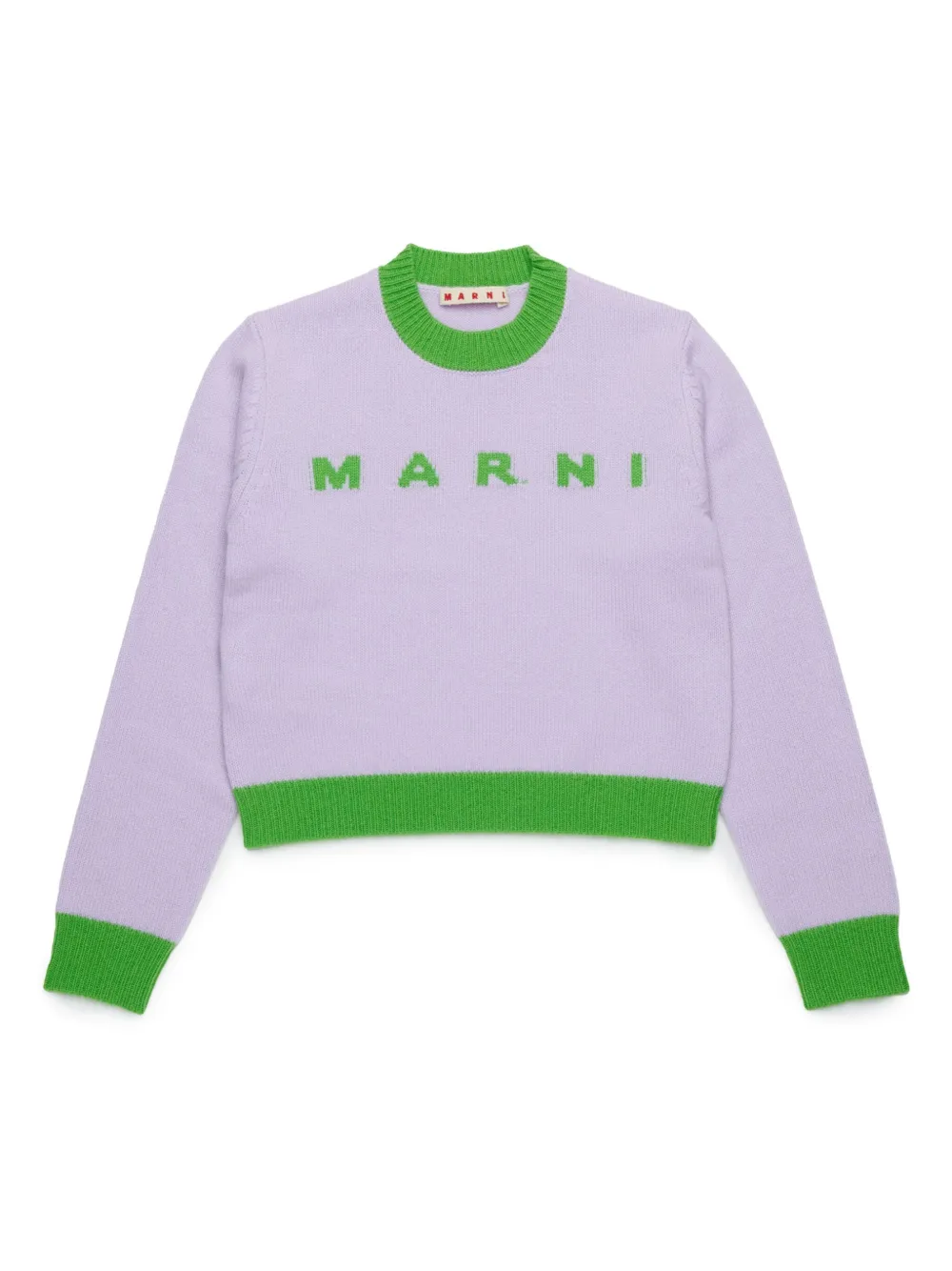 Джемпер в стиле колор-блок Marni Kids, фиолетовый
Джемпер в стиле колор-блок Marni Kids, фиолетовый