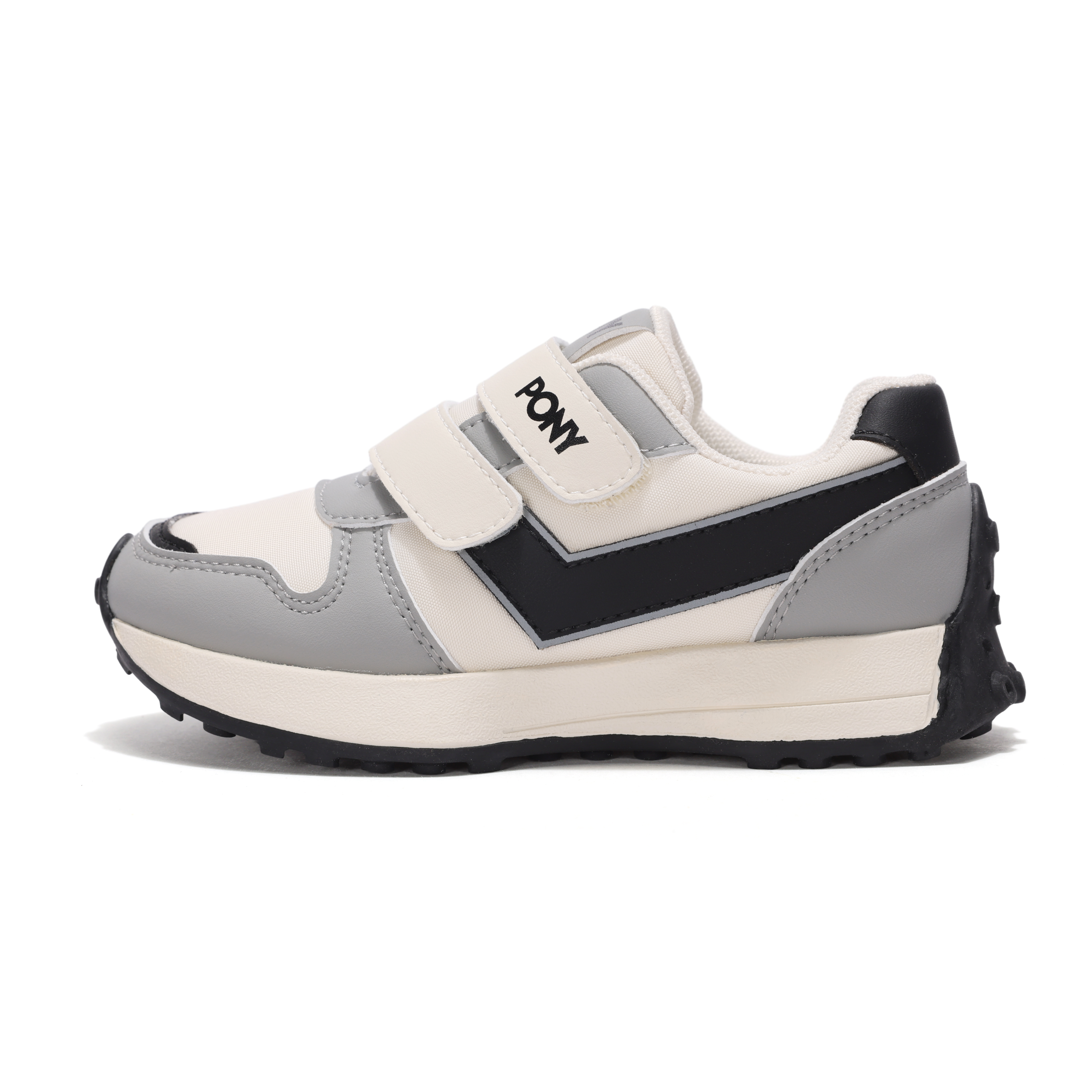 Противоскользящая и износостойкая дышащая детская обувь для повседневной носки Pony, серый
Противоскользящая и износостойкая дышащая детская обувь для повседневной носки Pony, серый