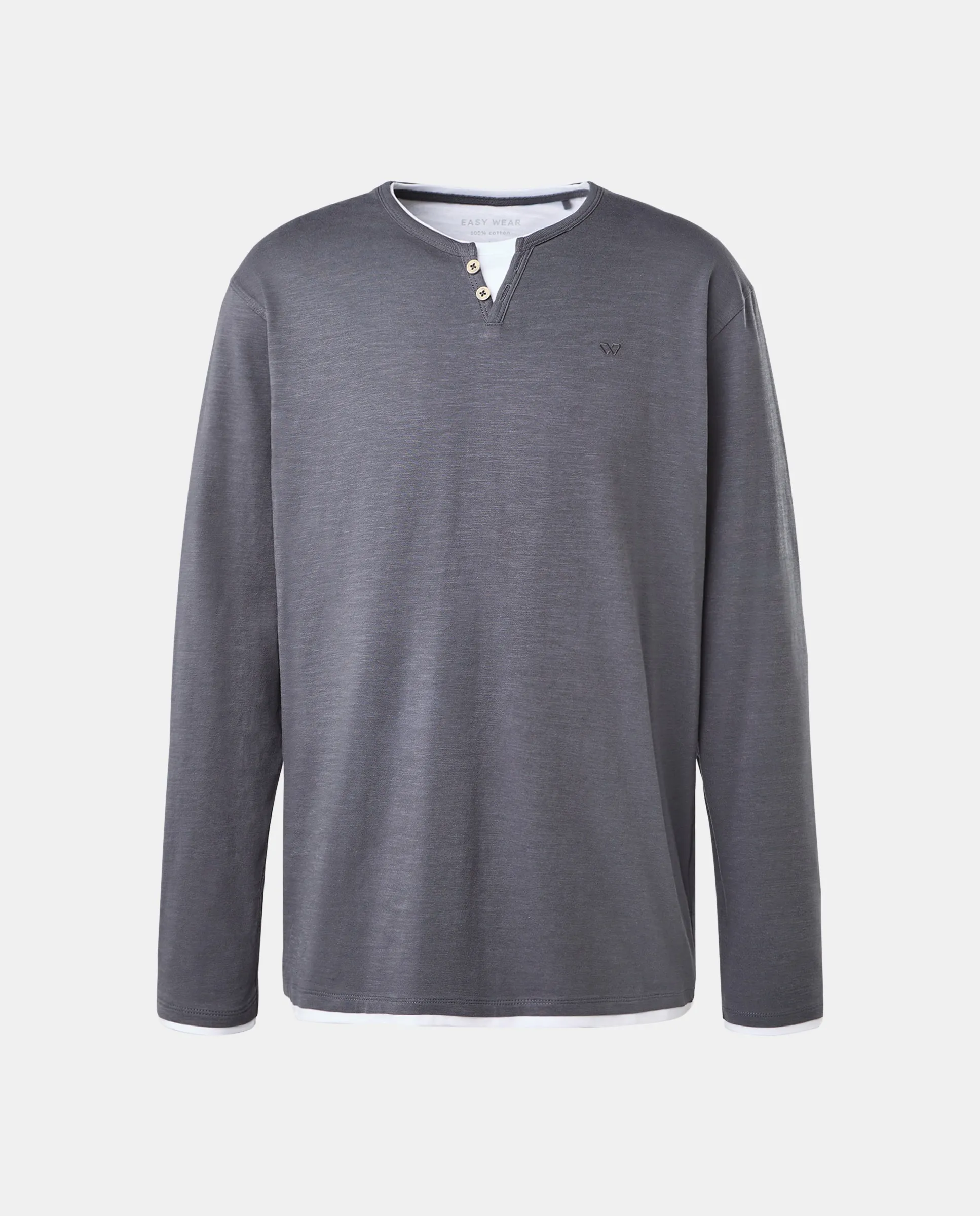 Мужская футболка с длинным рукавом Easy Wear, антрацитовый 
Мужская футболка с длинным рукавом Easy Wear, антрацитовый