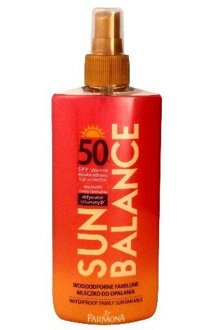 Farmona, Sun Balance, водостойкий солнцезащитный лосьон в спрее, SPF50, 200 мл
Farmona, Sun Balance, водостойкий солнцезащитный лосьон в спрее, SPF50, 200 мл