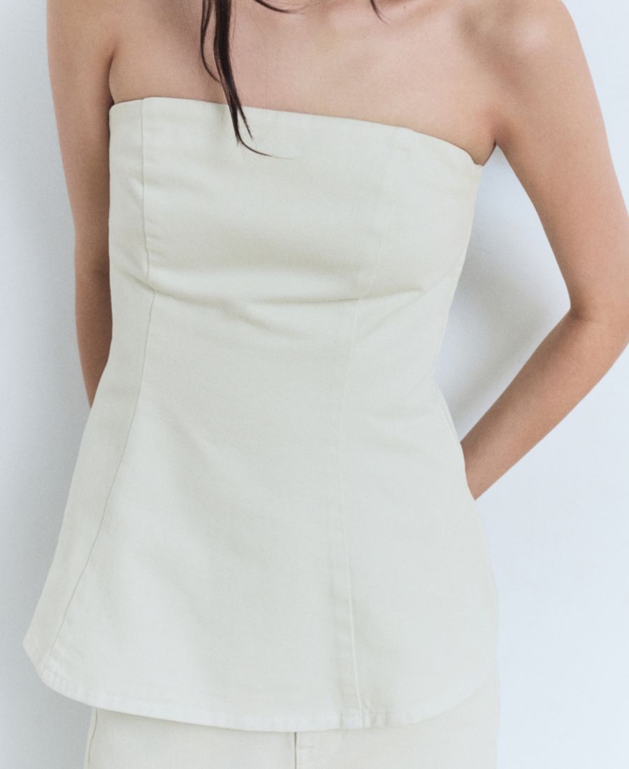 Женский топ без бретелей с расклешенной юбкой MANGO, Green
Женский топ без бретелей с расклешенной юбкой MANGO, Green