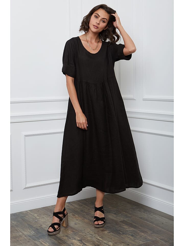 Длинное платье La Compagnie Du Lin Leinen Gustavo, черный
Длинное платье La Compagnie Du Lin Leinen Gustavo, черный