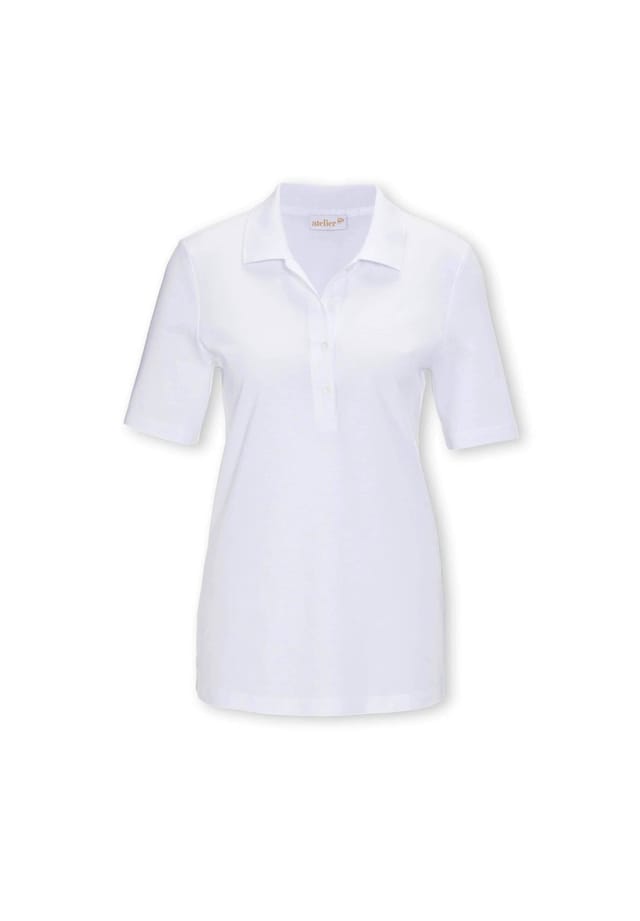 Короткий размер: рубашка поло из высококачественного пике. Goldner, белый
Короткий размер: рубашка поло из высококачественного пике. Goldner, белый