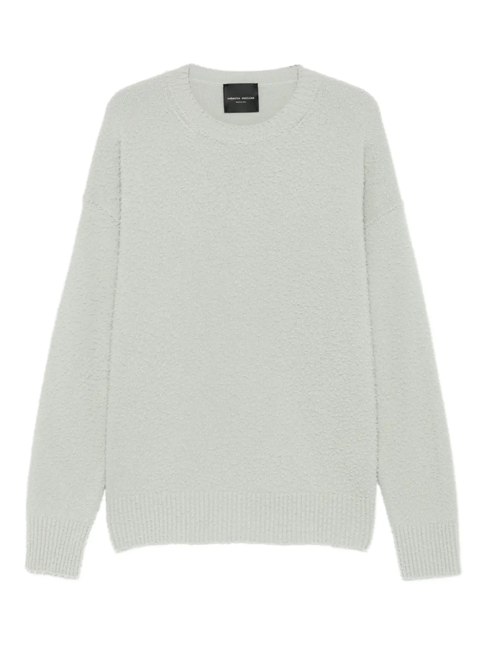 Фактурный свитер с круглым вырезом Roberto Collina, зеленый
Фактурный свитер с круглым вырезом Roberto Collina, зеленый