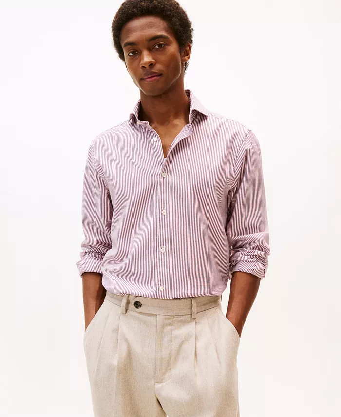 Мужская рубашка Royal Oxford Ithaca с длинными рукавами на пуговицах Tommy Hilfiger, красный
Мужская рубашка Royal Oxford Ithaca с длинными рукавами на пуговицах Tommy Hilfiger, красный