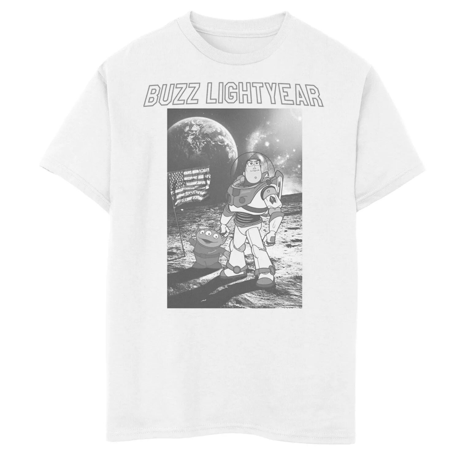 Футболка с рисунком Базза Лайтера «Приземление пришельцев» Disney/Pixar для мальчиков 8–20 лет Disney / Pixar, белый
Футболка с рисунком Базза Лайтера «Приземление пришельцев» Disney/Pixar для мальчиков 8–20 лет Disney / Pixar, белый