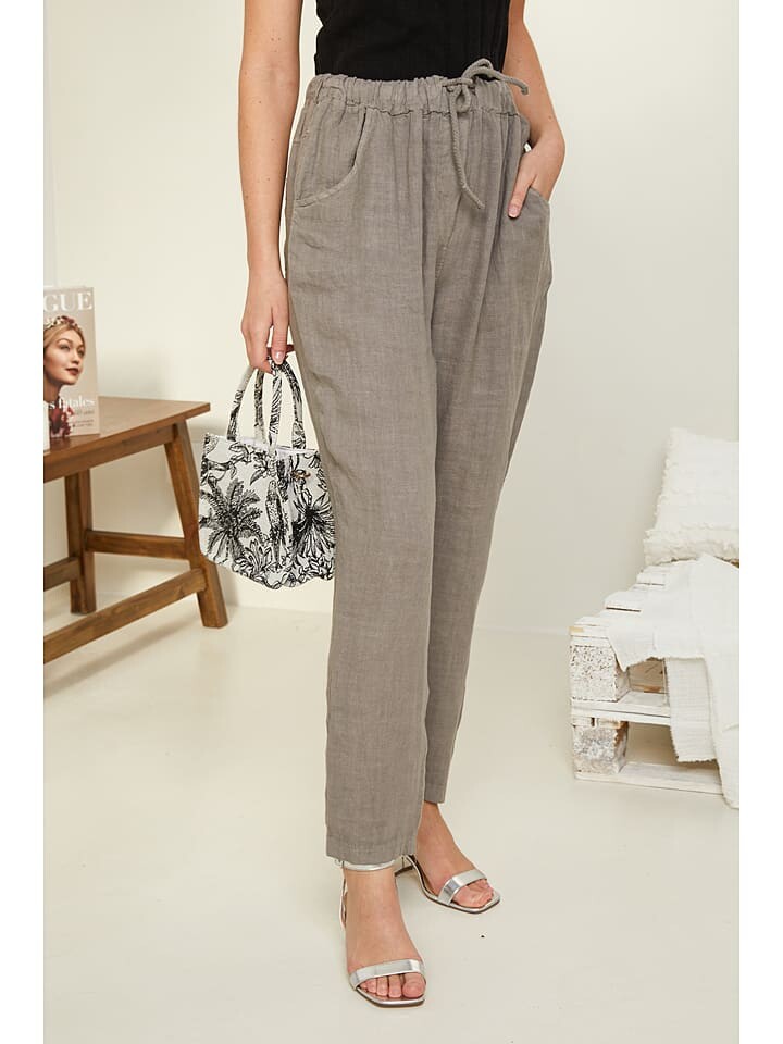 Тканевые брюки Rodier Lin, серо-коричневый
Тканевые брюки Rodier Lin, серо-коричневый