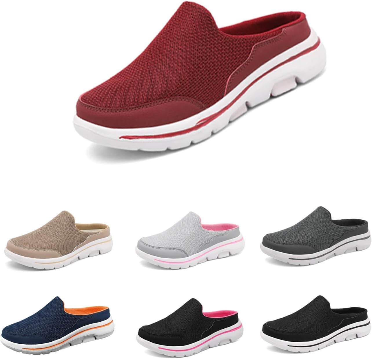 Слипоны и сабо для мужчин и женщин, легкие туфли с открытой пяткой, удобная обувь для прогулок, дышащие тапочки, закрытый носок, шлепанцы-слипы для дома и улицы с противоскользящей подошвой Generic, красный
Слипоны и сабо для мужчин и женщин, легкие туфли с открытой пяткой, удобная обувь для прогулок, дышащие тапочки, закрытый носок, шлепанцы-слипы для дома и улицы с противоскользящей подошвой Generic, красный