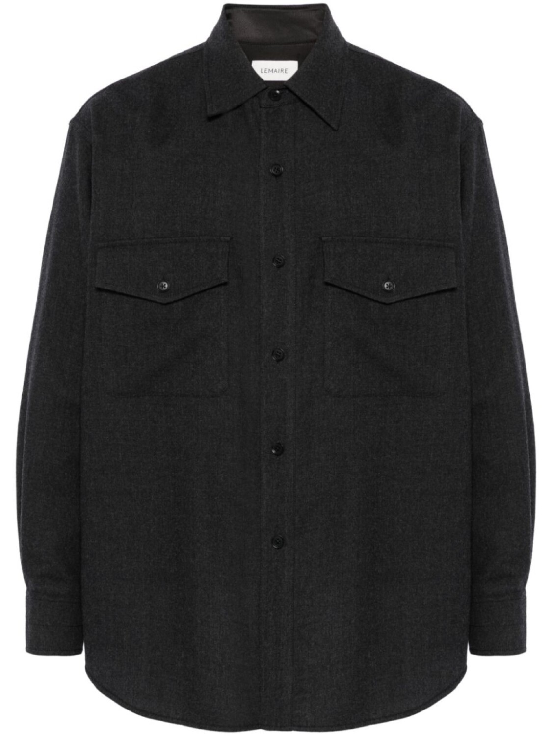 LEMAIRE рубашка из натуральной шерсти, серый
LEMAIRE рубашка из натуральной шерсти, серый