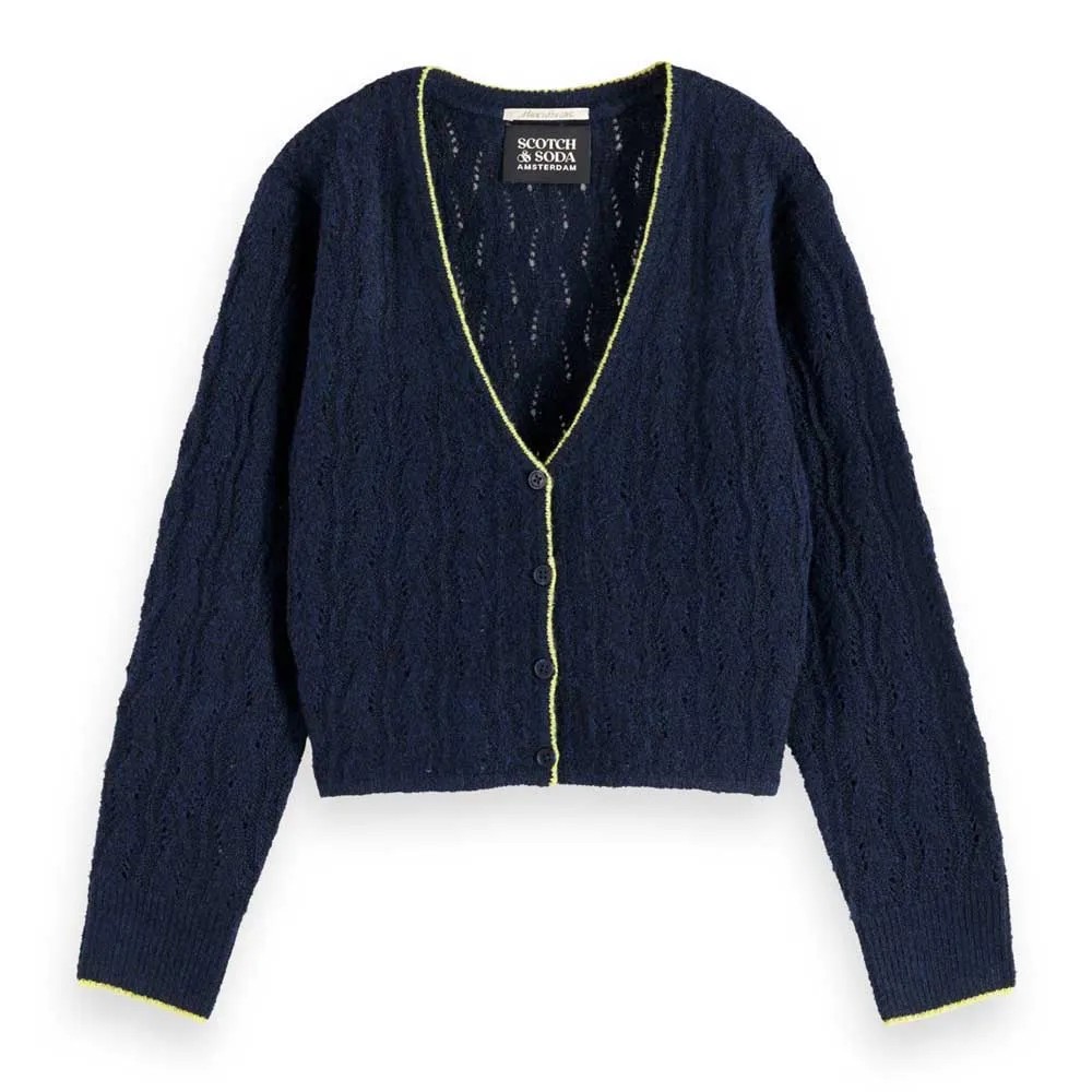 Кардиган Scotch & Soda Lightweight Ajour Knitted, синий
Кардиган Scotch & Soda Lightweight Ajour Knitted, синий