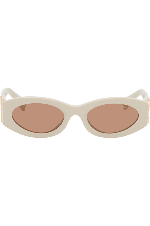 Miu Miu Eyewear Солнцезащитные очки Off-White miu glimpse
Miu Miu Eyewear Солнцезащитные очки Off-White miu glimpse