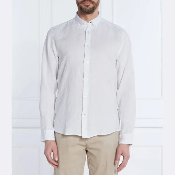 Льняная рубашка классического кроя S-liam Boss, белый
Льняная рубашка классического кроя S-liam Boss, белый