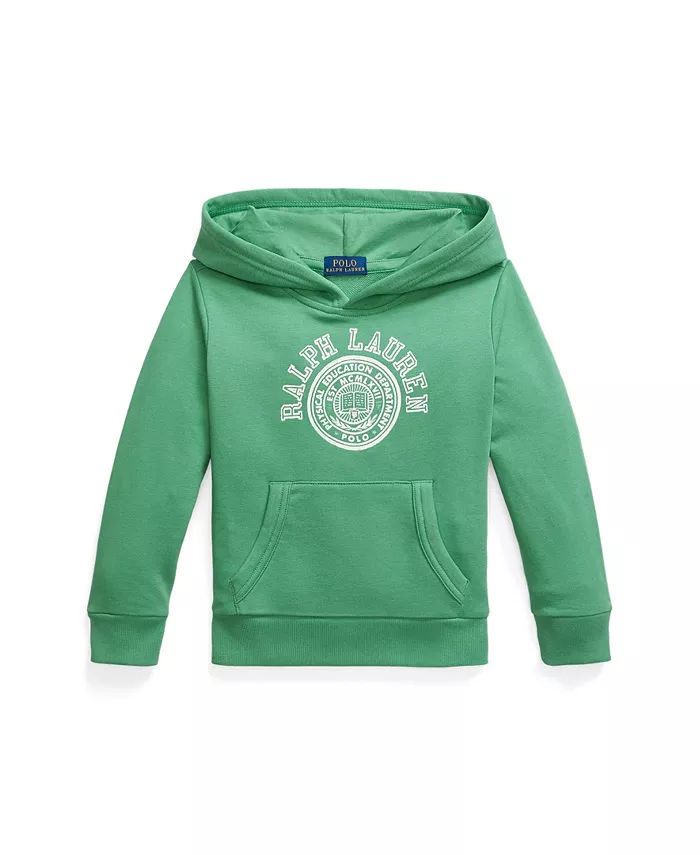Детская толстовка с капюшоном из френч-терри с логотипом для малышей и мальчиков Polo Ralph Lauren, зеленый
Детская толстовка с капюшоном из френч-терри с логотипом для малышей и мальчиков Polo Ralph Lauren, зеленый