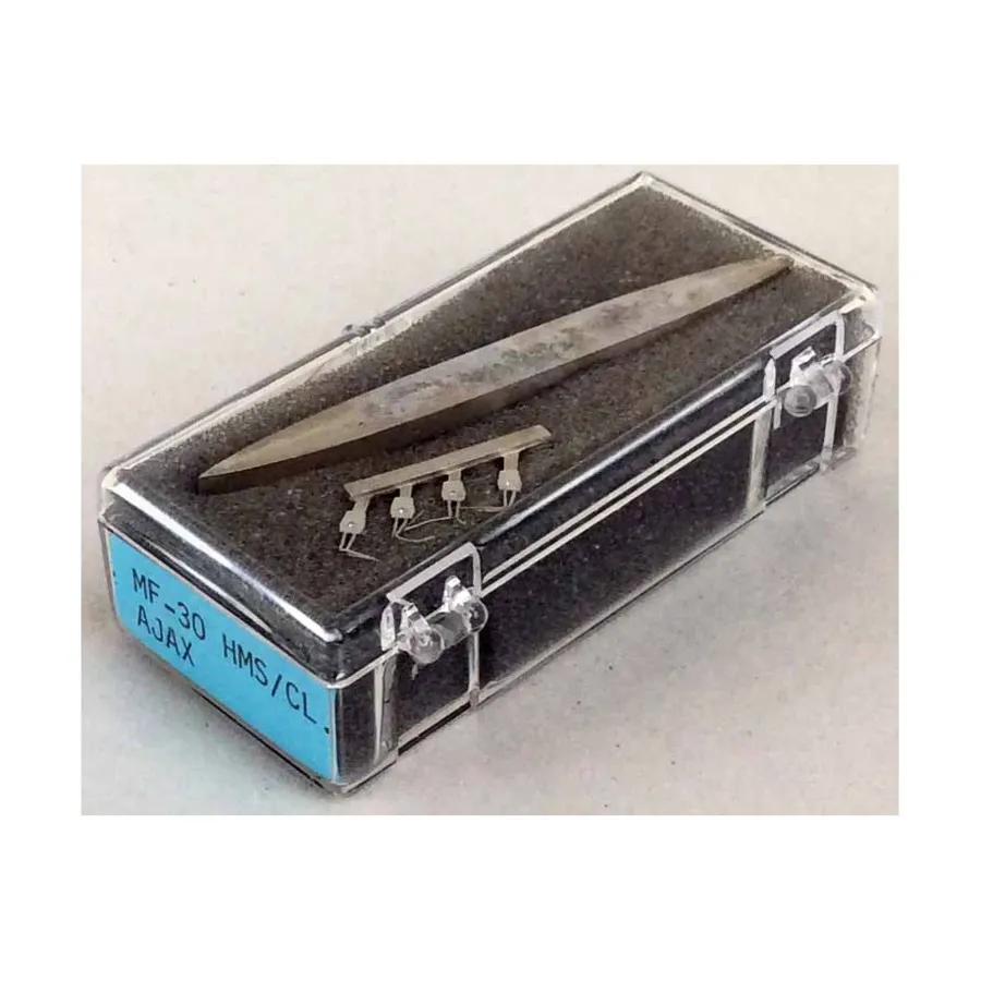 HMS/CL Аякс, World War II - Naval Miniatures - Great Britain (1:2400)
HMS/CL Аякс, World War II - Naval Miniatures - Great Britain (1:2400)