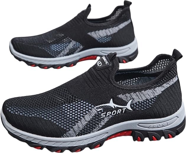 Мужские дышащие сетчатые кеды без шнурков - легкие удобные низкие кроссовки, повседневная и легкая спортивная обувь, коллекция весна/лето Minlaidian, черный
Мужские дышащие сетчатые кеды без шнурков - легкие удобные низкие кроссовки, повседневная и легкая спортивная обувь, коллекция весна/лето Minlaidian, черный