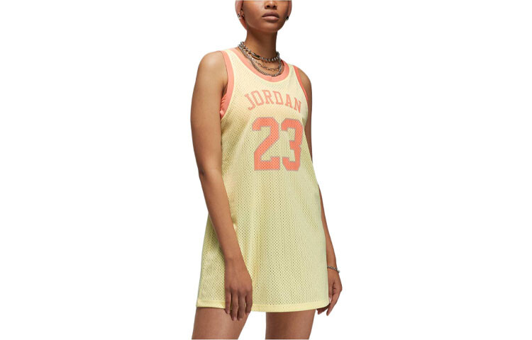 Платье без рукавов женское лимонно-желтое Jordan
Платье без рукавов женское лимонно-желтое Jordan