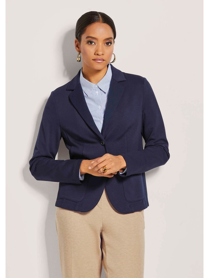 MADELEINE Джерсийский пиджак темно-синего цвета
MADELEINE Джерсийский пиджак темно-синего цвета