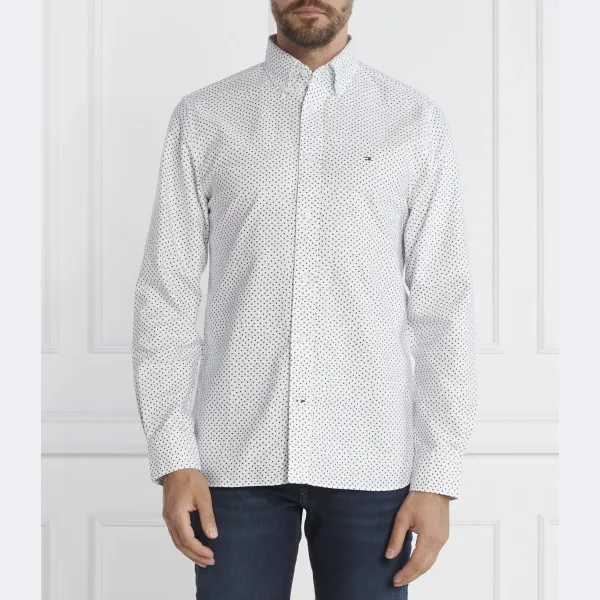 Оксфордская рубашка стандартного кроя с точечным принтом Tommy Hilfiger, белый
Оксфордская рубашка стандартного кроя с точечным принтом Tommy Hilfiger, белый