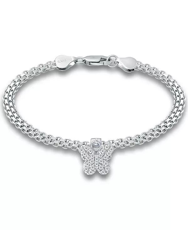Браслет-Цепочка «Бисмарк» с подвеской в виде бабочки из кубического циркония, созданный для Macy's Giani Bernini, white
Браслет-Цепочка «Бисмарк» с подвеской в виде бабочки из кубического циркония, созданный для Macy's Giani Bernini, white