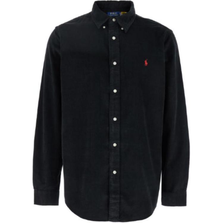 Рубашка из вельвета с вышитым логотипом Polo Ralph Lauren, черный
Рубашка из вельвета с вышитым логотипом Polo Ralph Lauren, черный