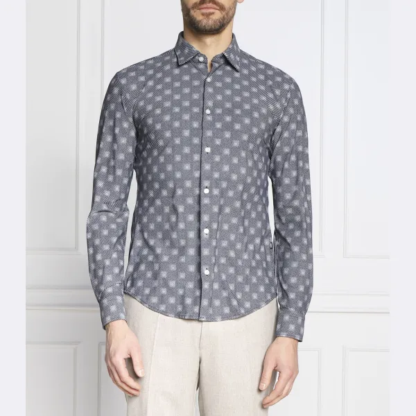 Рубашка узкого кроя Boss, черный
Рубашка узкого кроя Boss, черный