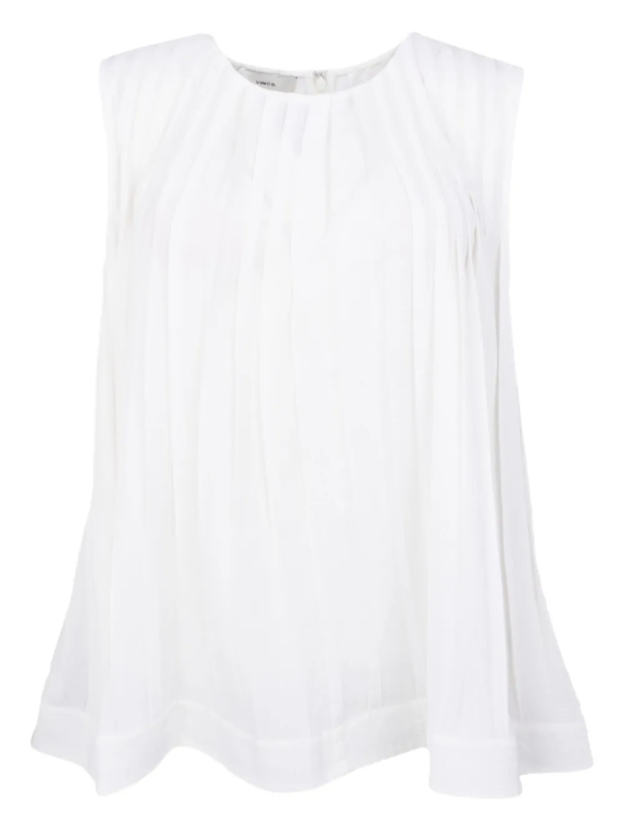 Топ А-силуэта со складками Vince, белый
Топ А-силуэта со складками Vince, белый
