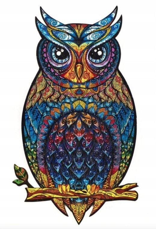 Деревянный пазл для взрослых Красочная милая сова Pan i Pani Gadżet
Деревянный пазл для взрослых Красочная милая сова Pan i Pani Gadżet