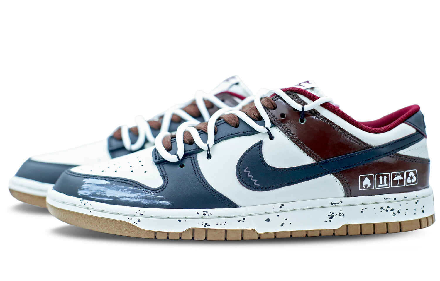 Кроссовки Nike Dunk Skateboarding Shoes Unisex Low-top White/Brown, черный
Кроссовки Nike Dunk Skateboarding Shoes Unisex Low-top White/Brown, черный