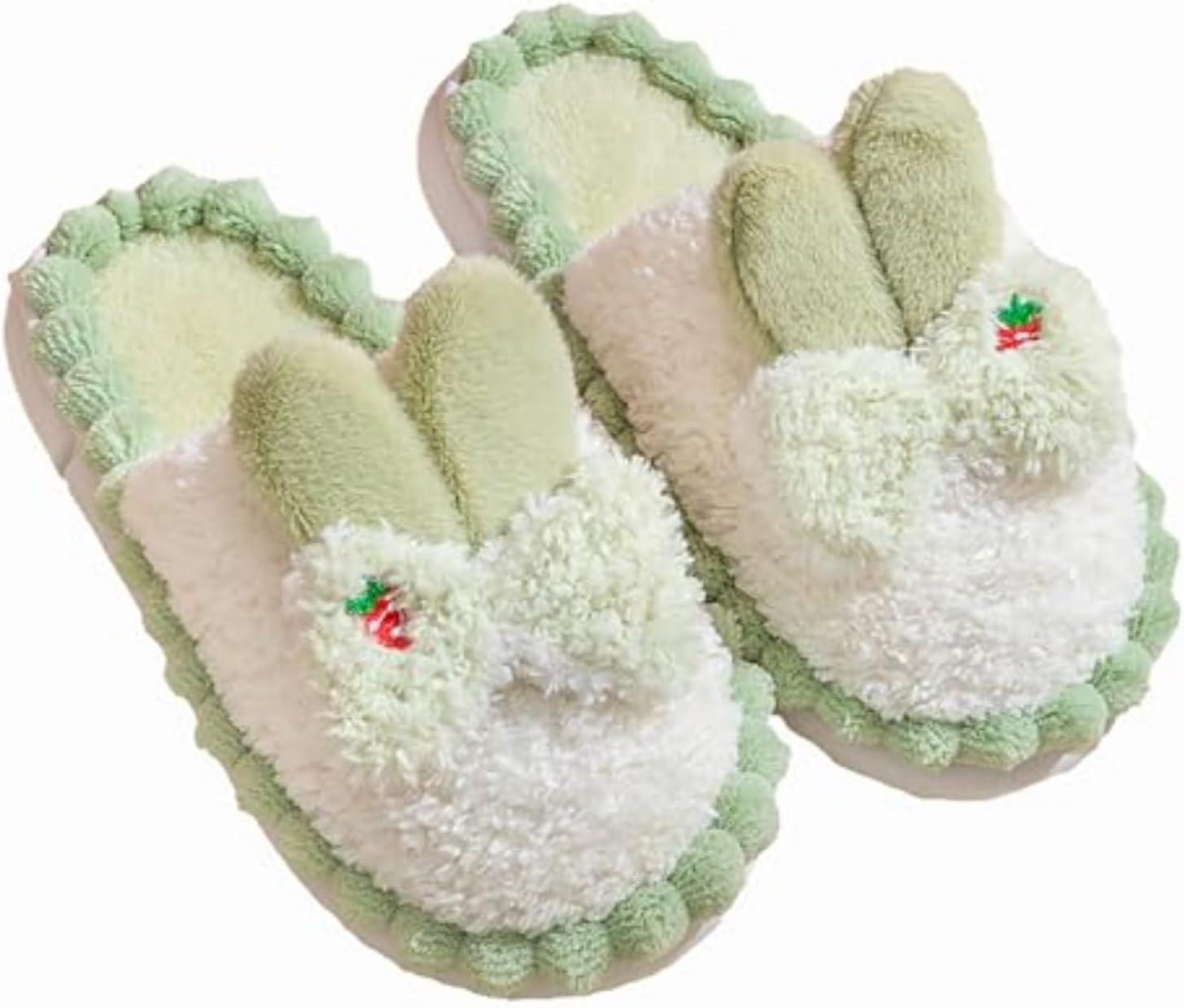 Милые тапочки-зайчики для женщин и мужчин, взрослые, плюшевые, милые, кавайные, оригинальные, для дома и улицы, мягкие, теплые, красивые для спальни Elirar, зеленый
Милые тапочки-зайчики для женщин и мужчин, взрослые, плюшевые, милые, кавайные, оригинальные, для дома и улицы, мягкие, теплые, красивые для спальни Elirar, зеленый