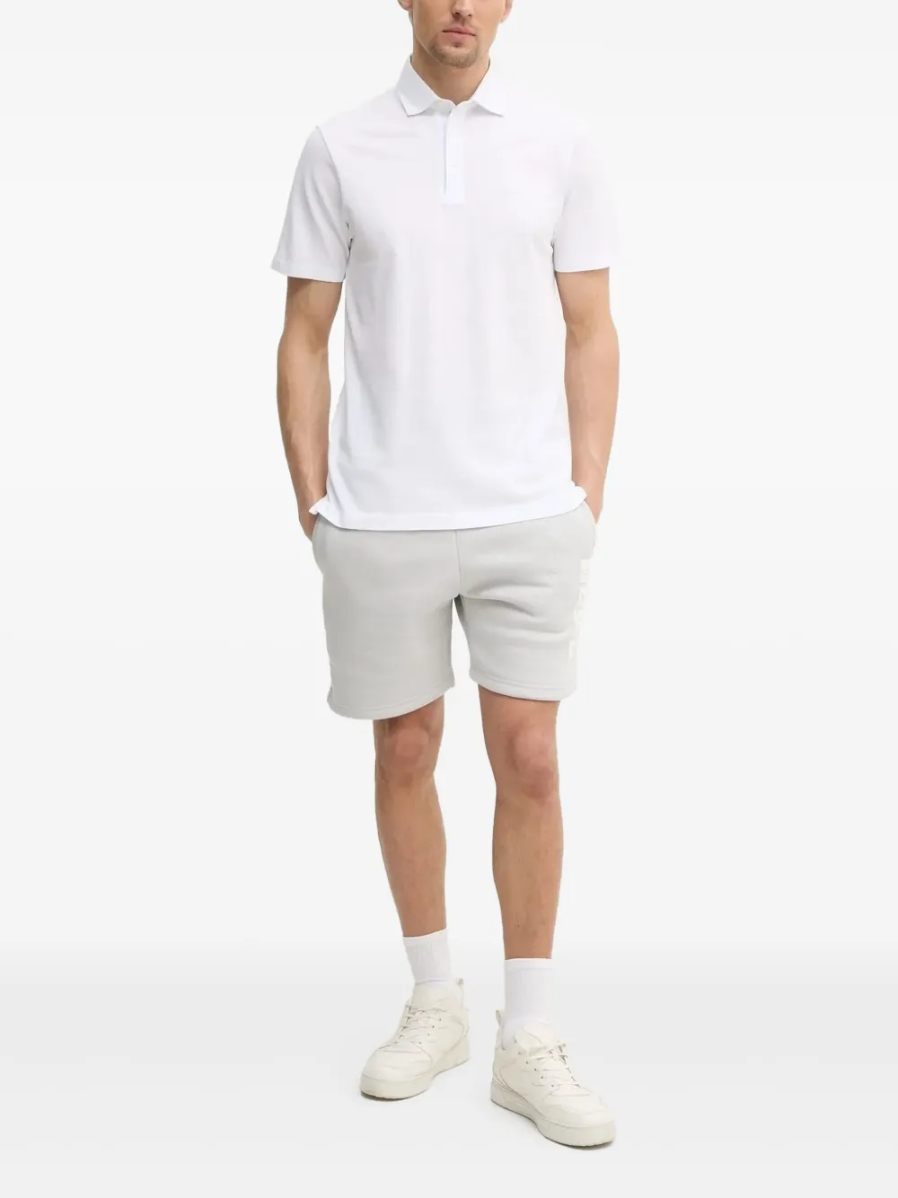 Рубашка-поло с короткими рукавами и вышитым логотипом Hackett, белый
Рубашка-поло с короткими рукавами и вышитым логотипом Hackett, белый