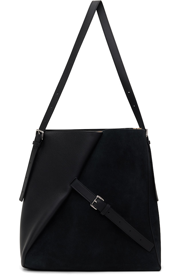 Кожаная сумка-тоут наизнанку Marni, черный
Кожаная сумка-тоут наизнанку Marni, черный