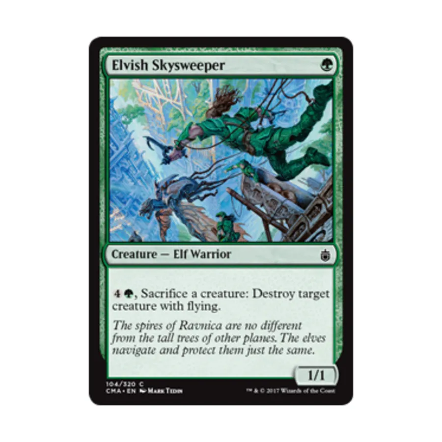 CCG Эльфийский небесный уборщик (клавиша C), MTG - Commander Anthology
CCG Эльфийский небесный уборщик (клавиша C), MTG - Commander Anthology