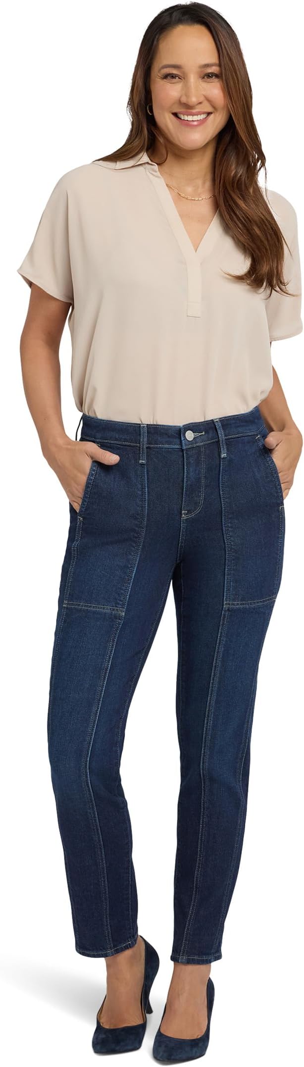 Джинсы NYDJ Petite Margot Girlfriend, цвет Midnight Breeze 
Джинсы NYDJ Petite Margot Girlfriend, цвет Midnight Breeze