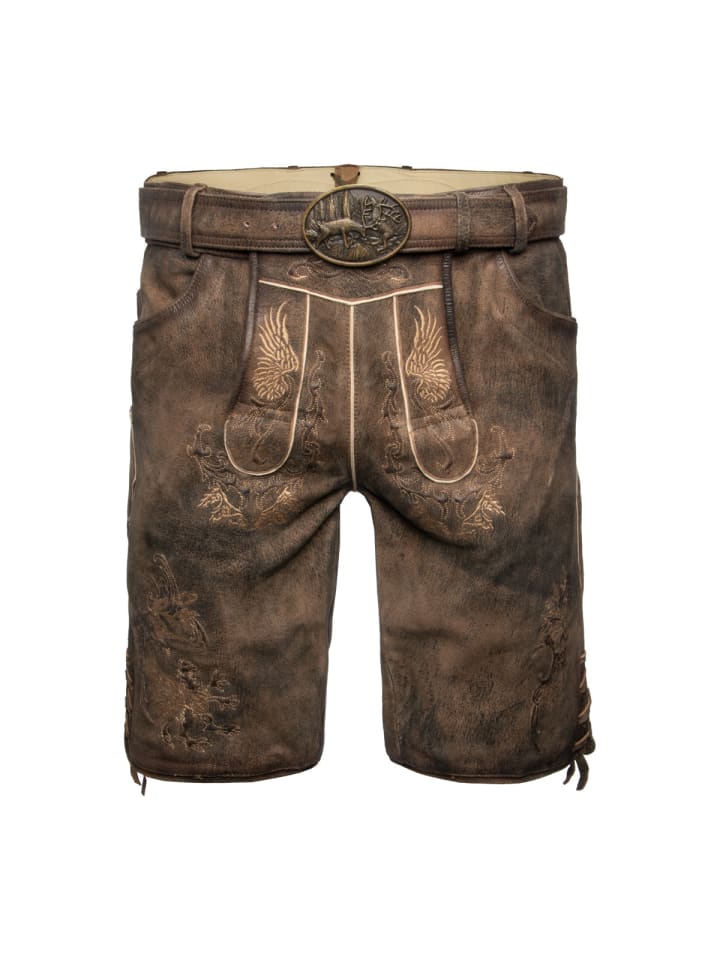 Spieth & Wensky Кожаные брюки, коричневые
Spieth & Wensky Кожаные брюки, коричневые