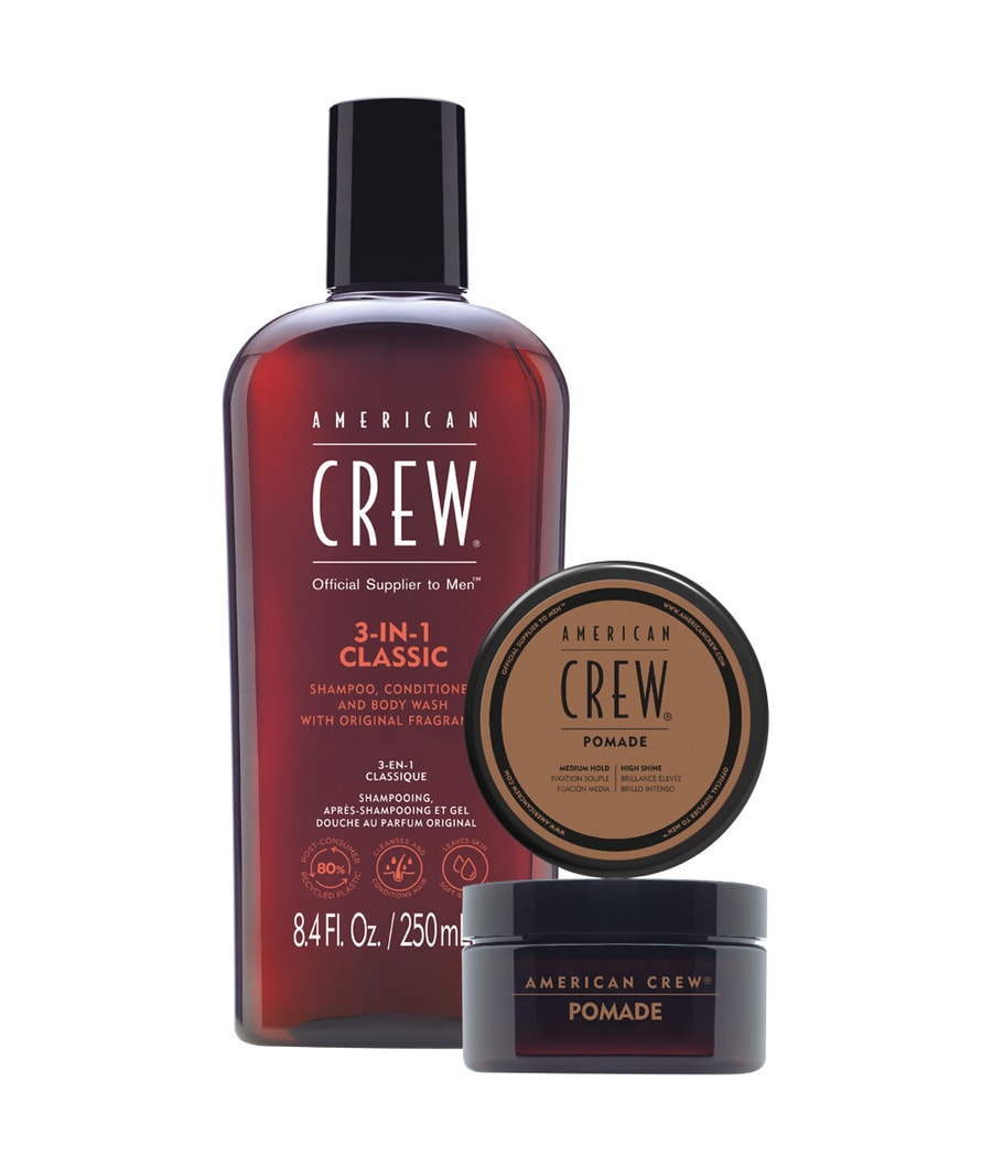 Набор для ухода за волосами American Crew Styling Winter Duo Classic Shampoo & Classic Pomade Set, 1 шт.
Набор для ухода за волосами American Crew Styling Winter Duo Classic Shampoo & Classic Pomade Set, 1 шт.