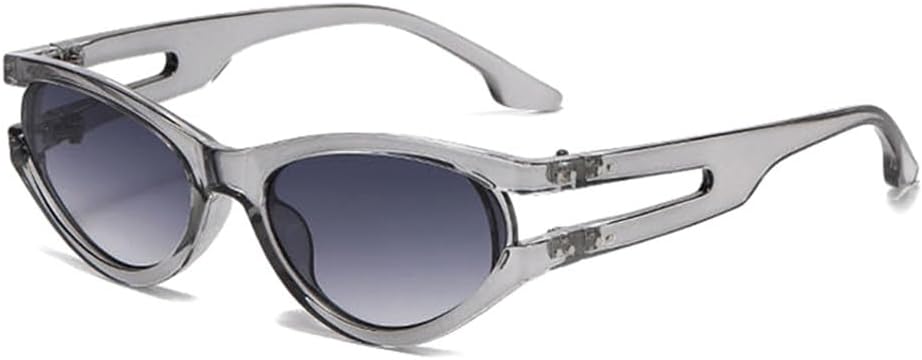 Солнцезащитные очки UV400 с градиентной расцветкой «кошачий глаз» и заклепками, подходят для женщин и мужчин, для бега и занятий спортом на открытом воздухе UYPTK, Grey Grey Gradient
Солнцезащитные очки UV400 с градиентной расцветкой «кошачий глаз» и заклепками, подходят для женщин и мужчин, для бега и занятий спортом на открытом воздухе UYPTK, Grey Grey Gradient