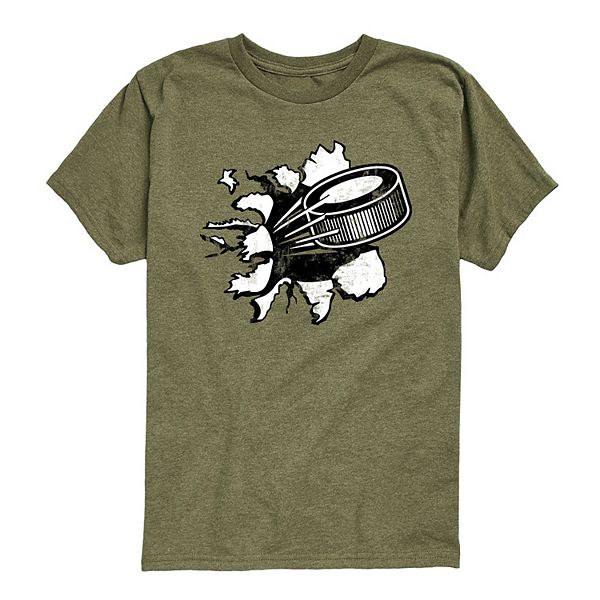 Футболка с принтом хоккейной шайбы для мальчиков 8-20 Licensed Character, Heather Military Green
Футболка с принтом хоккейной шайбы для мальчиков 8-20 Licensed Character, Heather Military Green